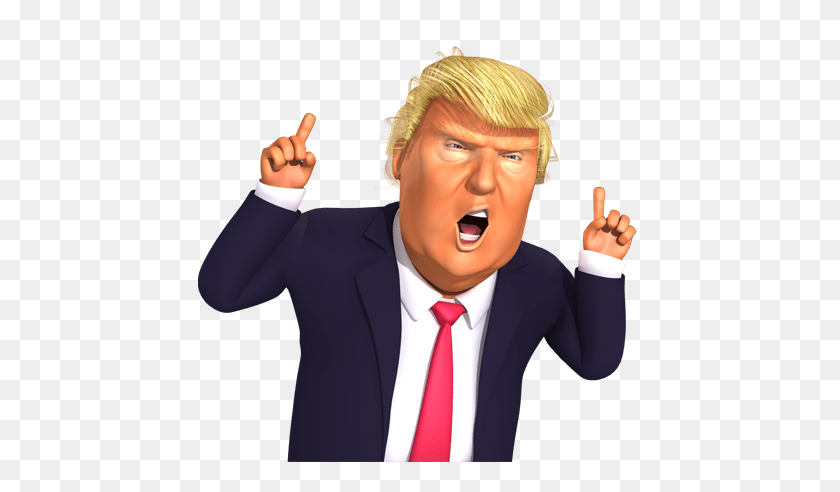 600x432 Donald Trump Character Transparent Png - Trump Face PNG