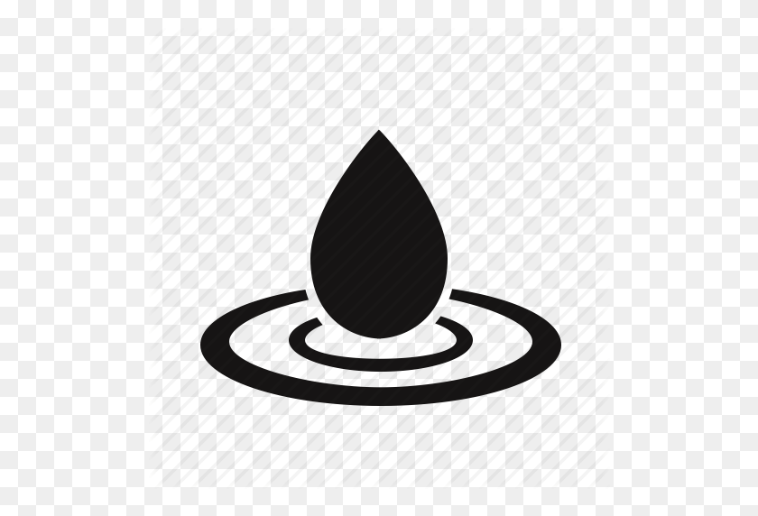 512x512 Donate, Drop, Fall, Liquid, Nature, Puddle, Pure, Water Icon - Water Puddle PNG