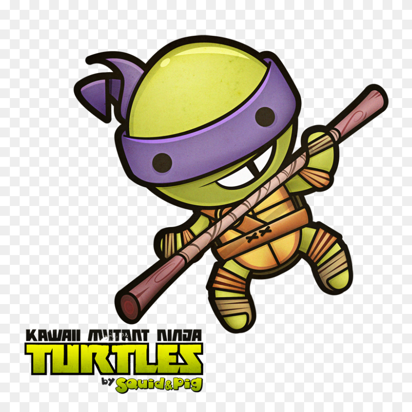 800x800 Donatello Sea Turtle Clipart, Explore Pictures - Ninja Turtle Clip Art