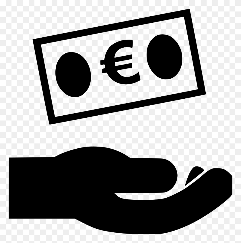 980x990 Пожертвование Благотворительный Взнос Помощь Евро Значок Png Скачать Бесплатно - Евро Png