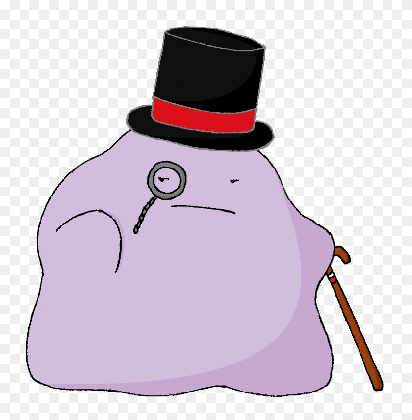 788x804 Done I Tried Making The Hat Tilt With Ditto's Body - Ditto PNG