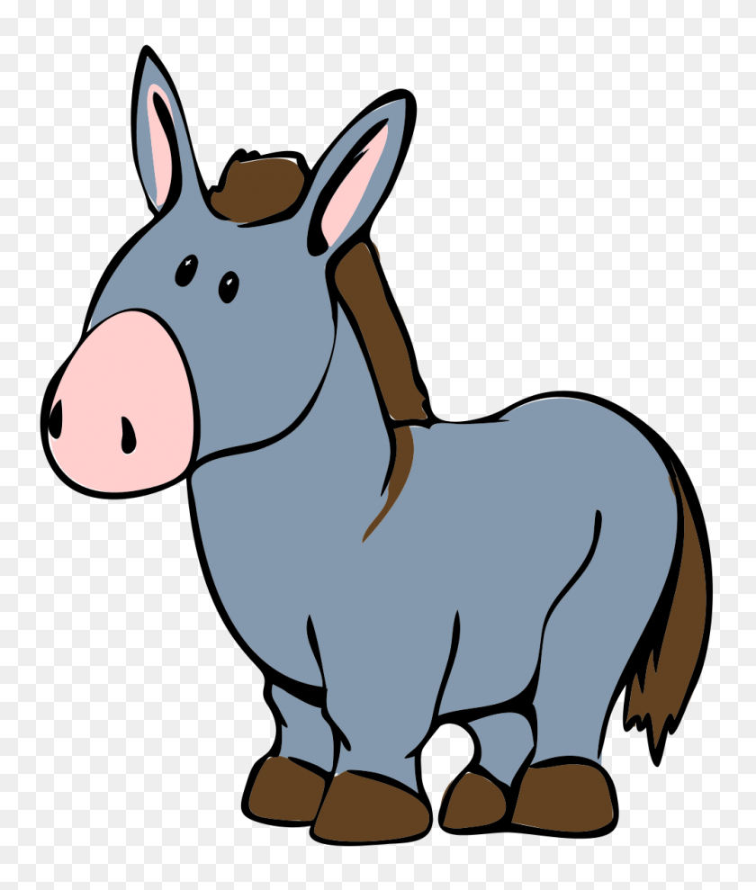 1000x1192 Donkey Cartoon - Donkey PNG