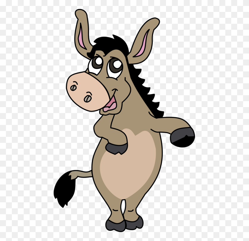 477x750 Donkey Cartoon Humour - Wombat Clipart