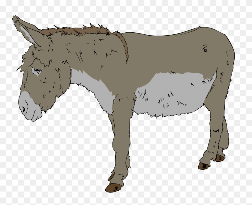 1276x1024 Donkey Clipart - Donkey PNG
