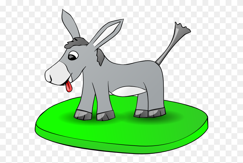600x503 Donkey Clipart Cartoon Clip Art - Wildebeest Clipart