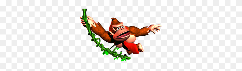 289x187 Donkey Kong Banana Slammas ¡La Competencia! - Funky Kong Png