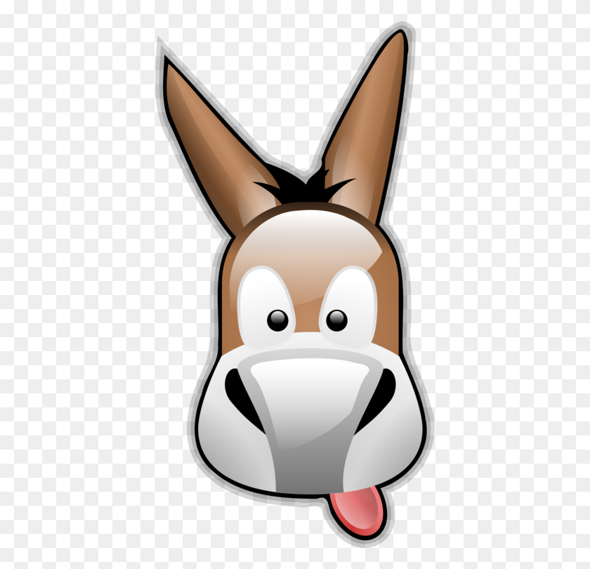 398x750 Donkey Mule Computer Icons Cartoon Face - Shrek Face PNG