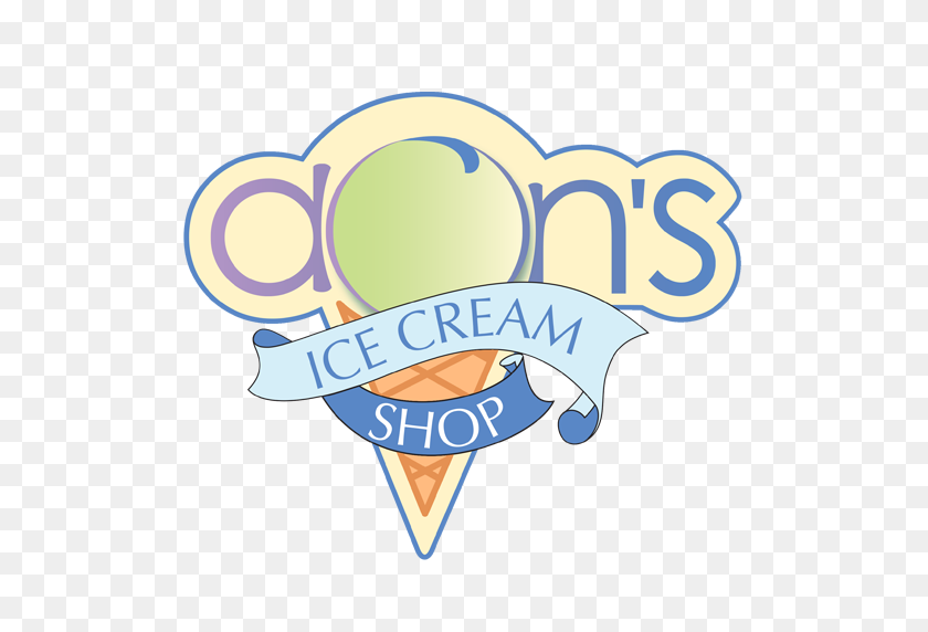 512x512 Don's Ice Cream Shop Ice Cream, Smoothies, Waffels And More - Ice Cream Shop Clipart