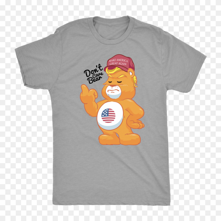 1024x1024 Don't Care Bear W Make America Great Again Hat Взрослый Дональд - Make America Great Again Hat Png
