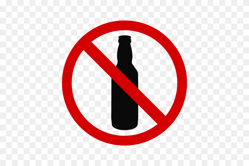 500x500 Don't Drink Alcohol Vector Image - Drug Abuse Clipart