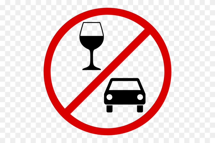 500x500 Don't Drink And Drive - Car Driving Clipart