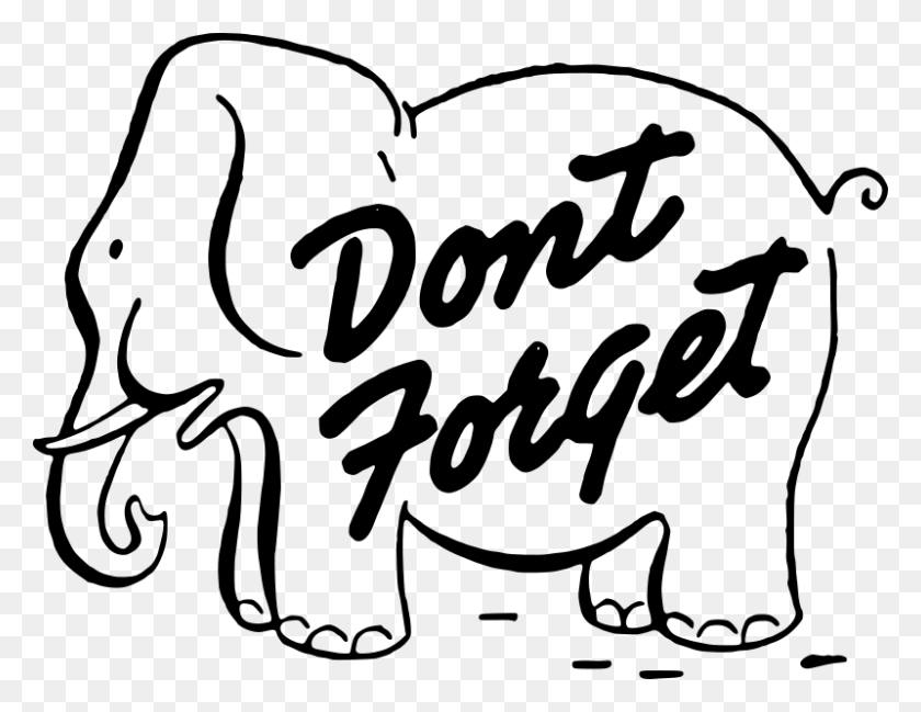 800x605 Dont Forget Clip Art - Friend Clipart Black And White