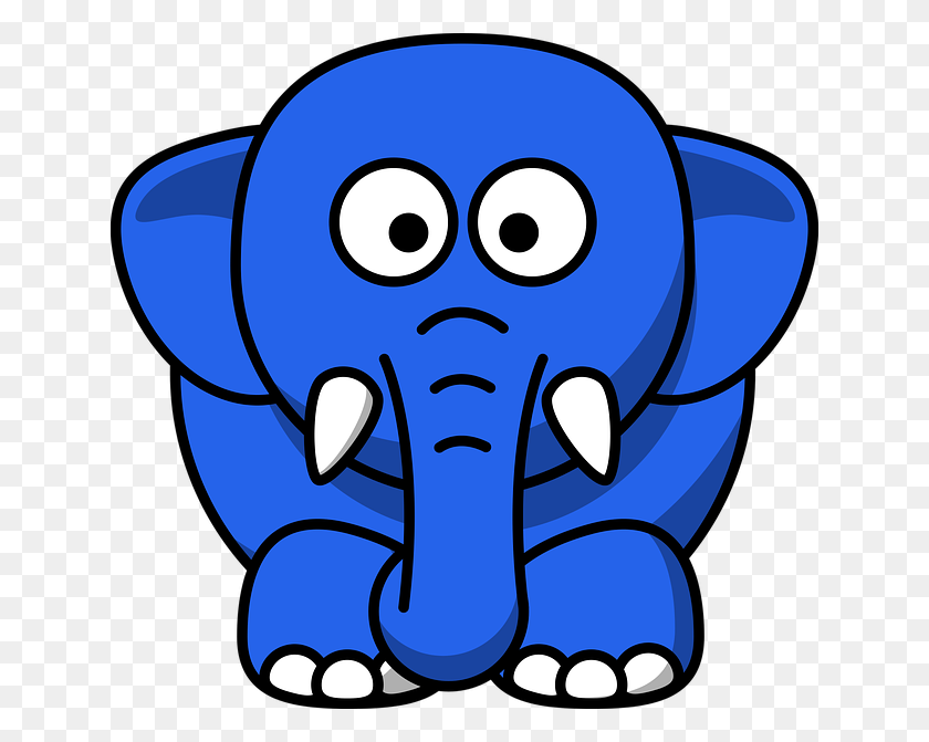 640x611 Не Думайте О Синем Слоне! Как Работает Мозг - Гипноз Клипарт