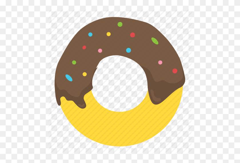512x512 Donut, Doughnut, Dunkin Donut, Glazed Donut, Krispy Kreme Icon - Glazed Donut Clipart