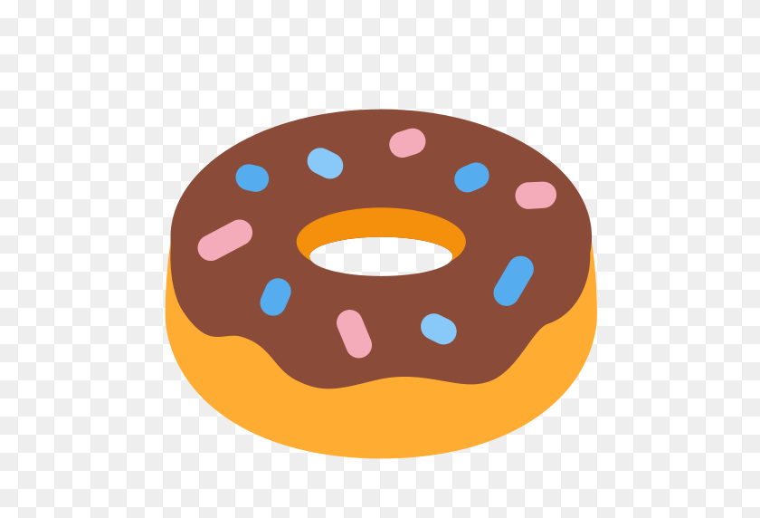 512x512 Donut Emoji Meaning With Pictures From A To Z - Cookie Emoji PNG