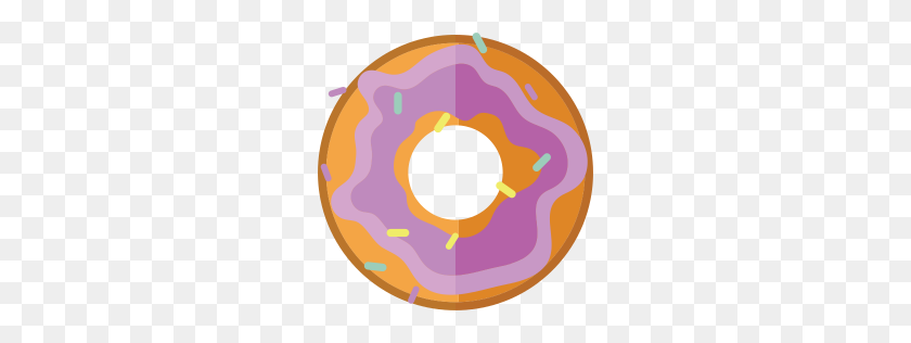 256x256 Donut Icono De Myiconfinder - Donut Png Imágenes Prediseñadas