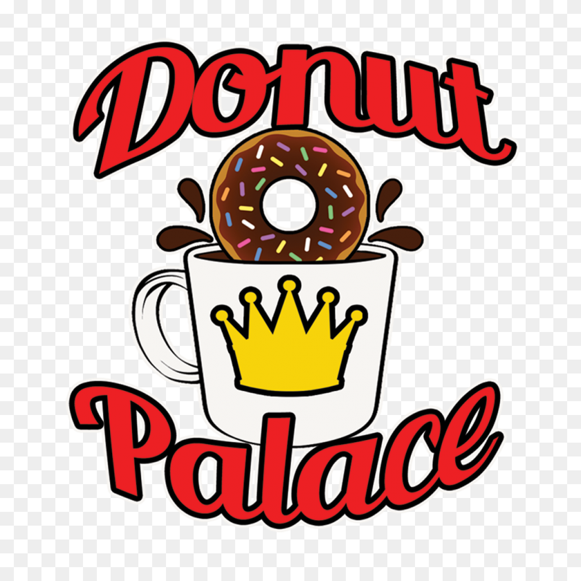 1022x1022 Donut Palace Король Пончиков С Оригинального Donut Palace - Клипарт С Отверстиями Для Пончиков
