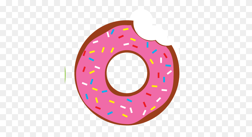 408x396 Donut Picture Free Download Clip Art - Donut Clipart Free