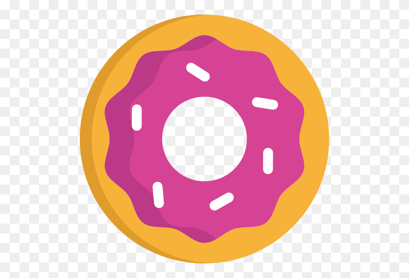 512x512 Donut Png Icono - Donut Png Clipart