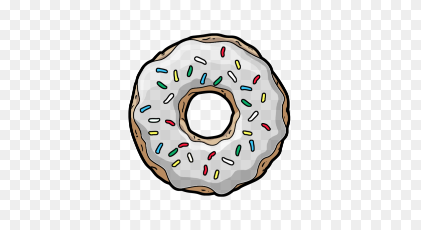 400x400 Donut Transparent Background Png For Free Download Dlpng - Doughnut PNG