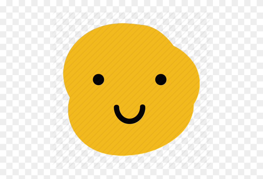 512x512 Doodle, Emoticon, Expression, Happiness, Smile Icon - Happiness PNG