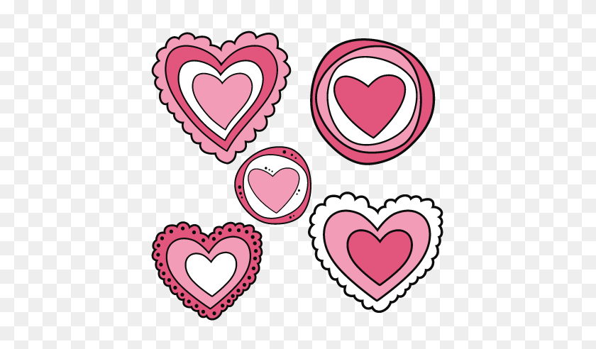 432x432 Doodle Hearts Cutting Doodle For Scrapbooking - Doodle Heart PNG
