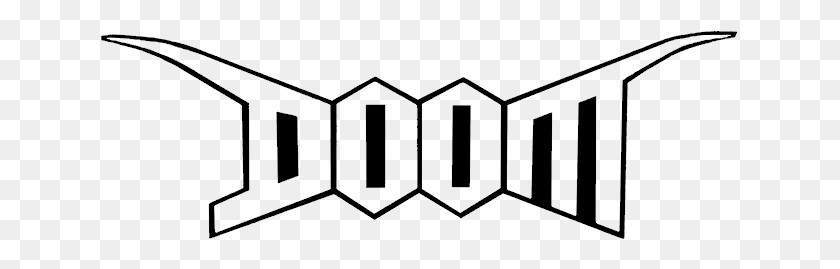 637x209 Doom - Doom Logo PNG