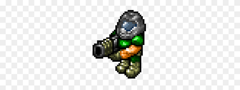 256x256 Doom Gamebanana Sprays - Doomguy PNG