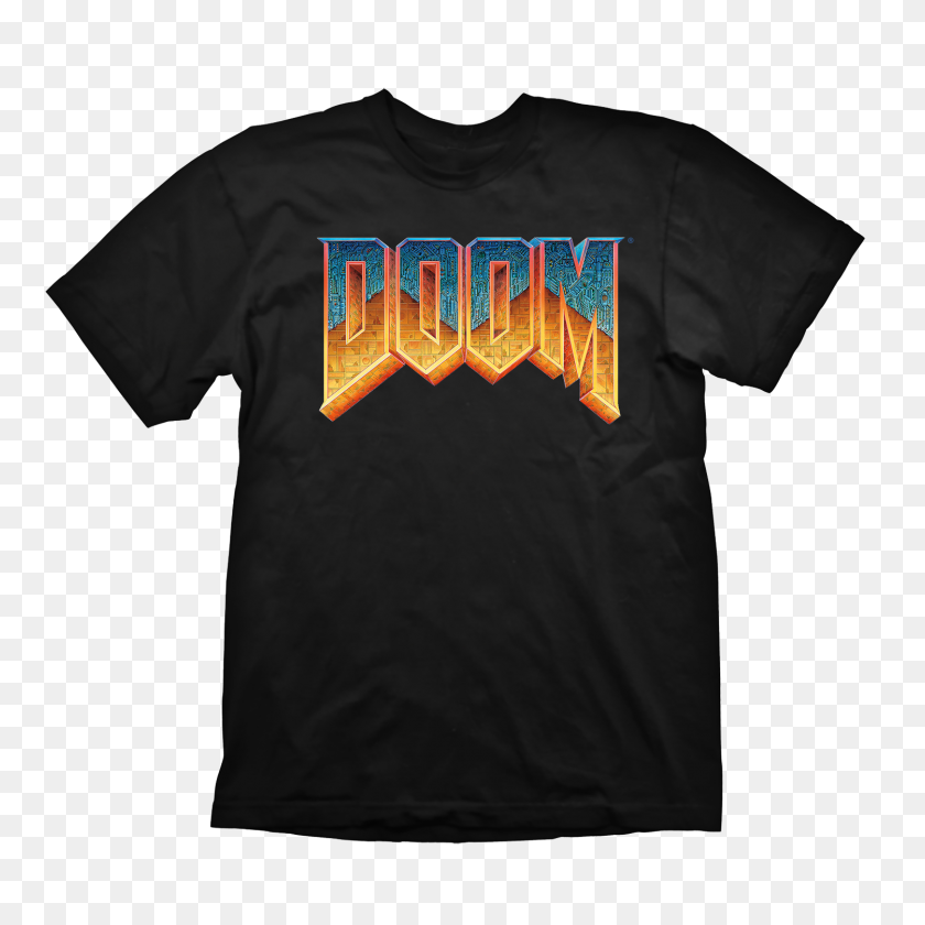 1500x1500 Doom T Shirt Classic Logo The Official Bethesda Store Europe - Doom Logo PNG