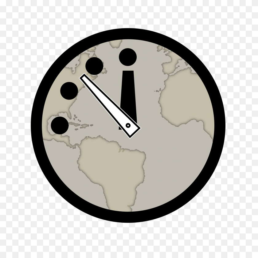 2400x2400 Doomsday Clock Icons Png - Clock Face PNG