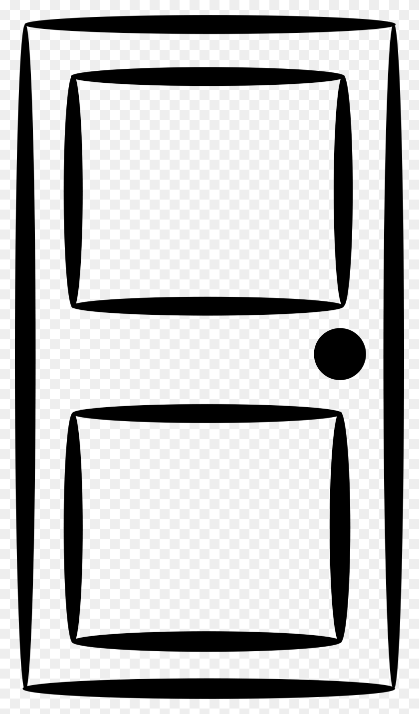 1365x2400 Door Clipart Black And White - Gate Clipart Black And White