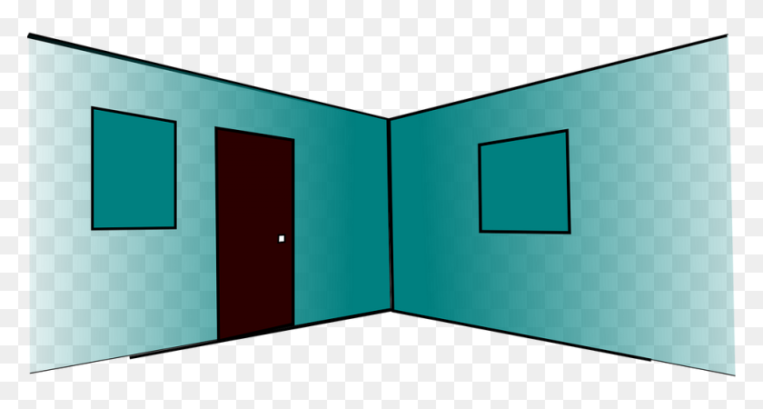 960x480 Дверь Клипарт Дверь Комнаты - Дверь Клипарт Png