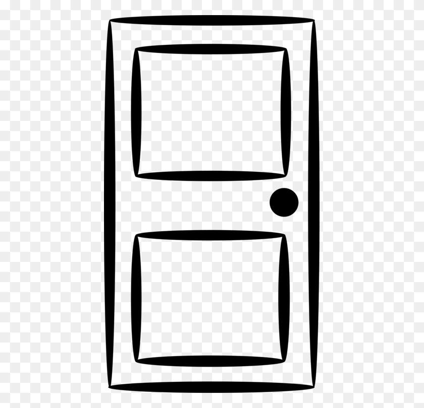 427x750 Door Drawing House Document Art - Old Document Clipart