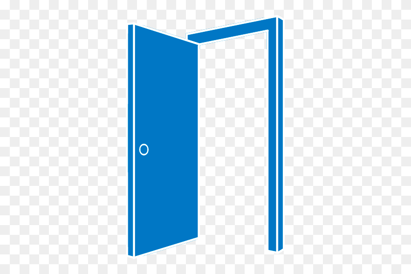 327x500 Дверные Иконки - Открытая Дверь Png