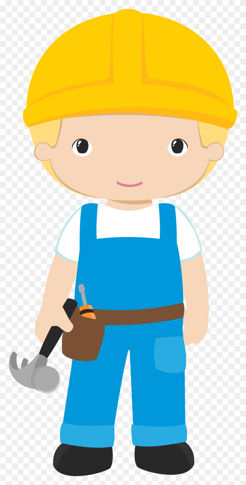 939x1920 Doors And Bulletin Boards - Construction Man Clipart