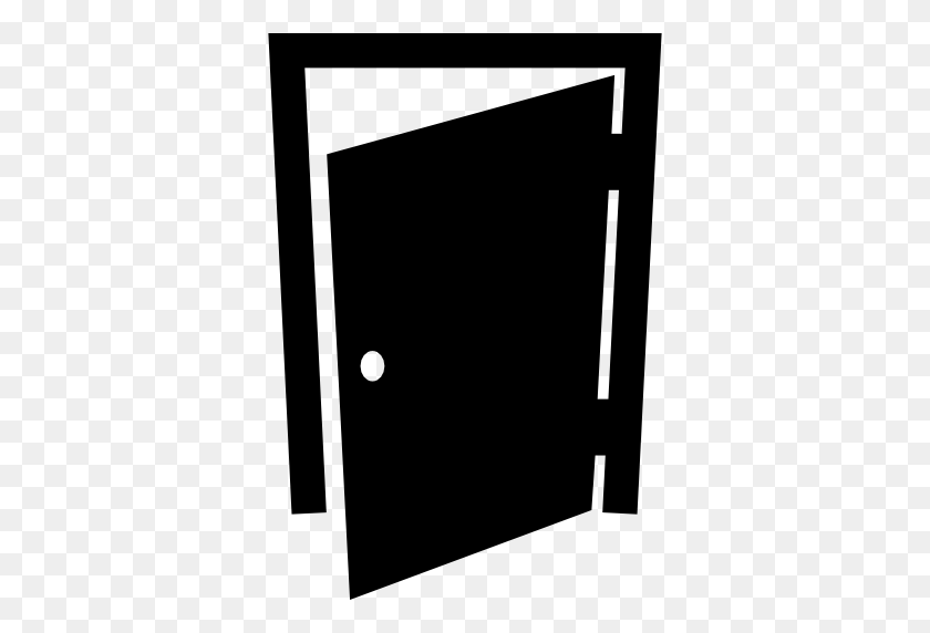 512x512 Значок Двери - Открытая Дверь Png