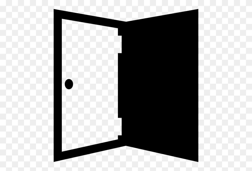 512x512 Значок Двери - Открытая Дверь Png