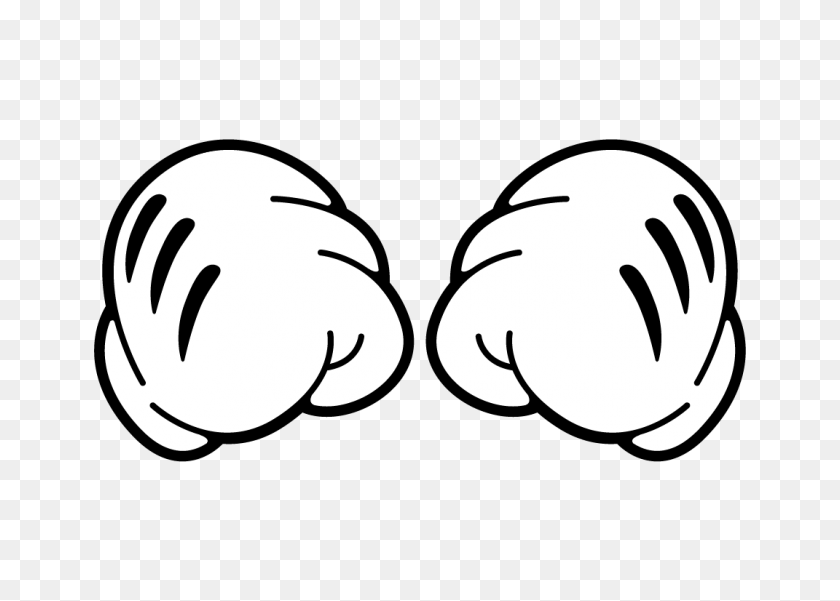 1071x744 Dope Mickey's Hand Transparent Png - Mouse Hand PNG