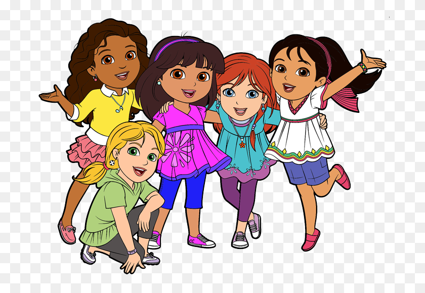 700x519 Dora And Friends Clipart Cartoon Clip Art - She Clipart