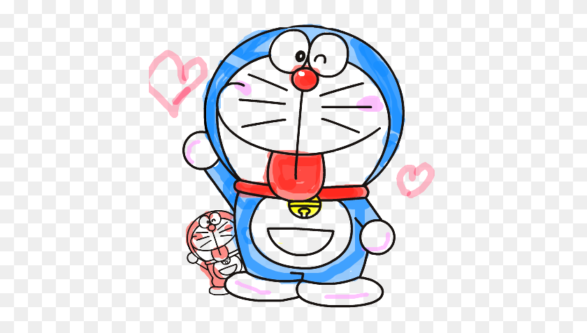 413x417 Doraemon Png Clipart - Doraemon PNG