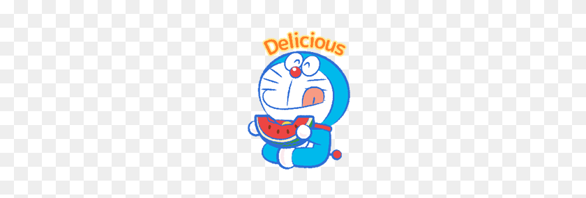 204x225 Doraemon's Moving Summer Vacation - Confeti Gif Png