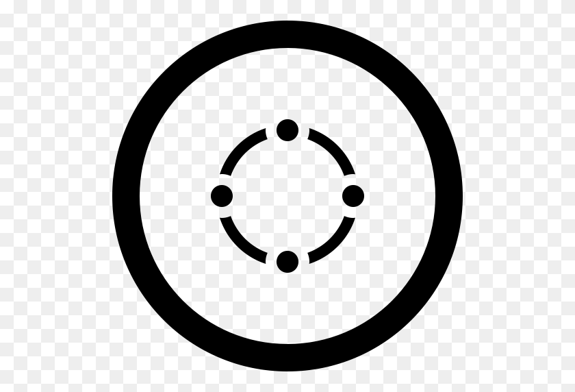 512x512 Dot Circle, Dot, Geometry Icon With Png And Vector Format For Free - Dotted Circle PNG