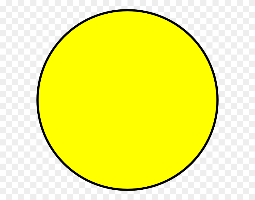 600x600 Dot Clip Art - Yellow Dot PNG