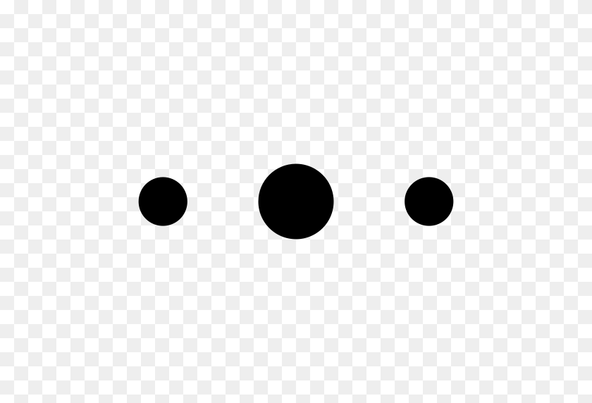 512x512 Dot, Key, Keyboard Icon With Png And Vector Format For Free - Black Dot PNG