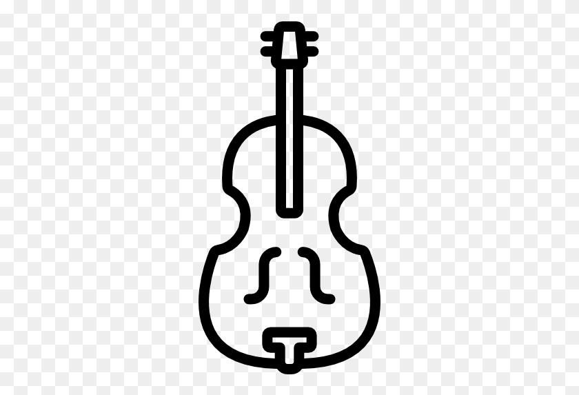 265x513 Double Bass Free Icon - Upright Bass Clip Art
