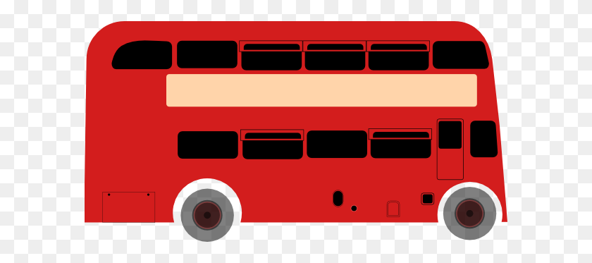 600x313 Double Deck Bus Clip Art - Double Decker Bus Clipart