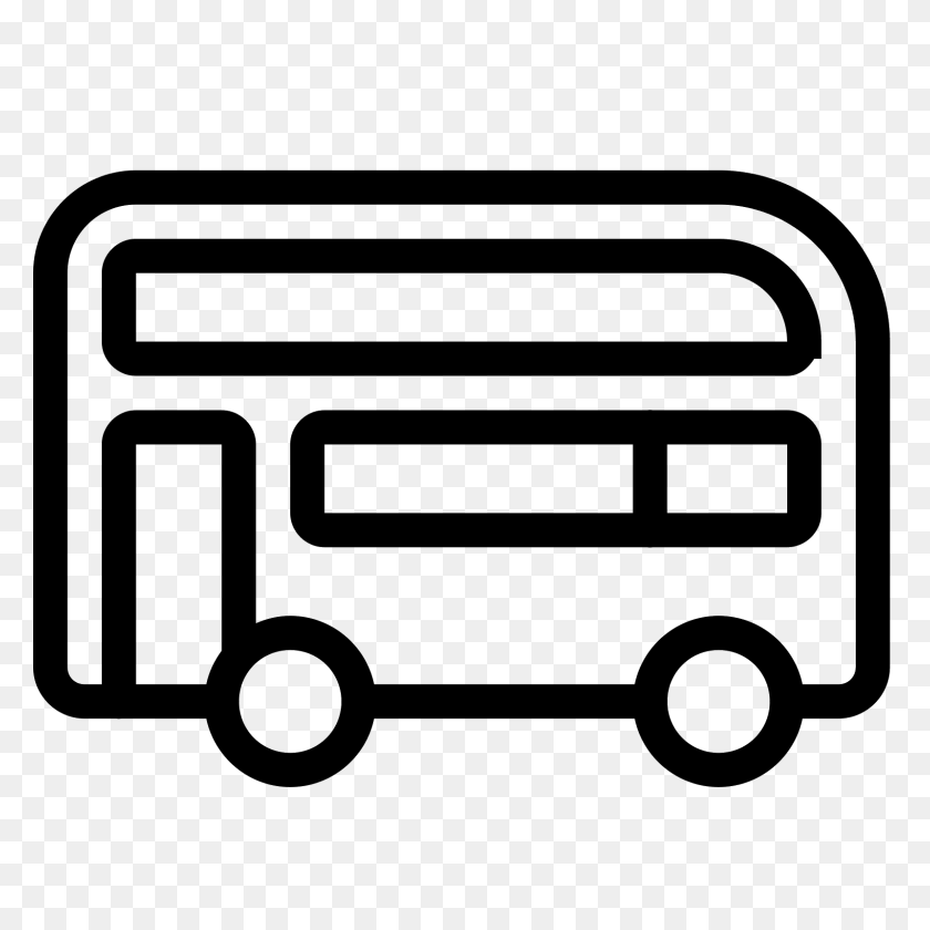 1600x1600 Значок Двухэтажного Автобуса - Клипарт Двухэтажный Автобус
