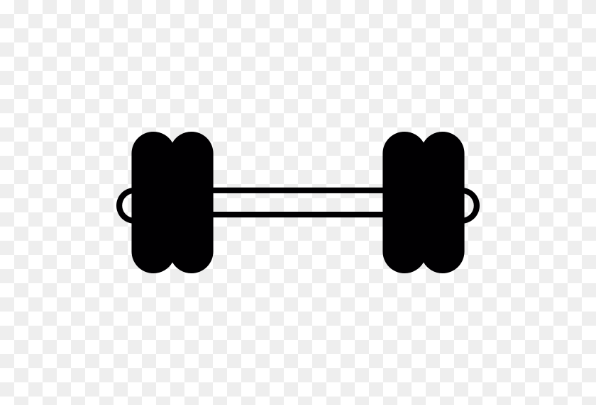 512x512 Double Gym Dumbbell Png Icon - Dumbbell Clipart PNG