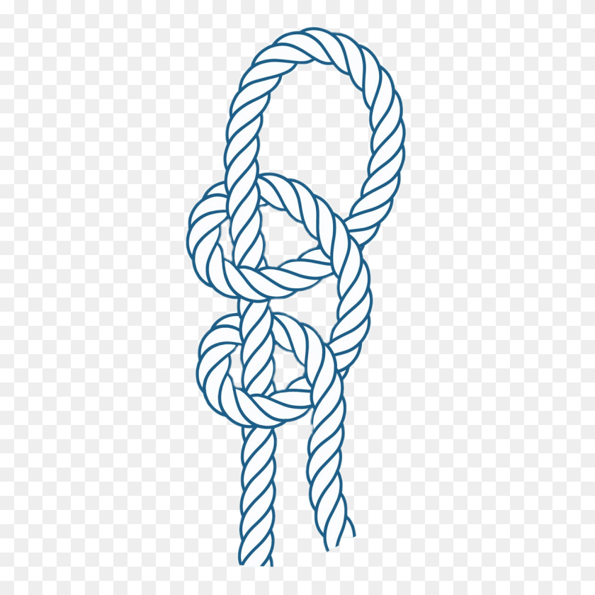 1200x1200 Double Half Hitches Knot Transparent Png - Knot PNG