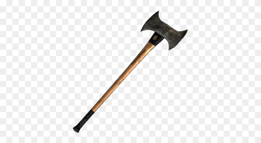 400x400 Double Headed Axe Transparent Png - Axe PNG